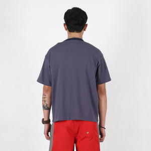 SS Ringer Tee - Blueberry
