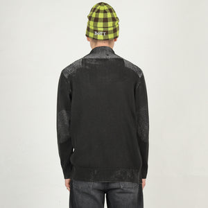 Zip-Up Driver's Knit - Black