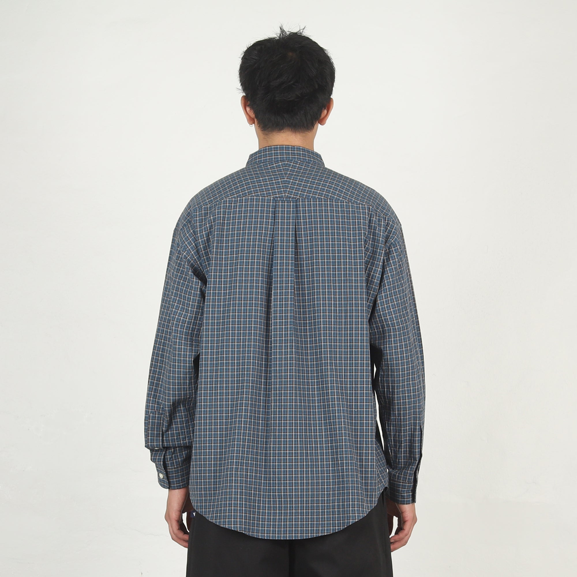 Kennedy's Plaid LS Shirt - Navy – Supply Store