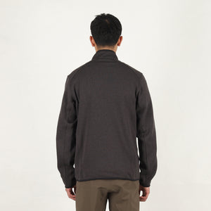 Covert Cardigan - Black Heather