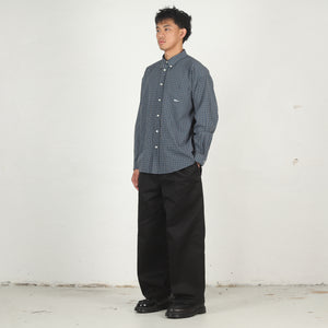 Kennedy's Plaid LS Shirt - Navy