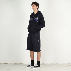 Herringbone Work Shorts - Navy