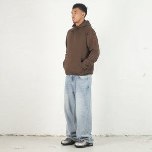 Emblem Fleece Hoody - Carob