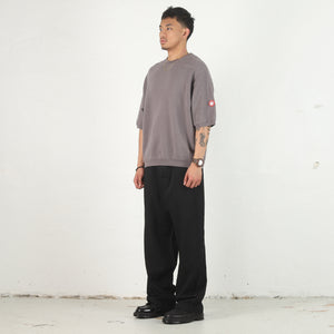 DBL Knit SS Crewneck - Khaki