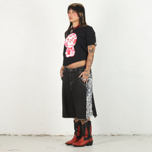 W' ABC Camo Big Baby Milo T-Shirt - Black/Pink