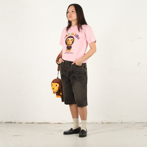 W' 3D Baby Milo T-Shirt - Pink