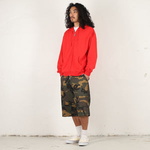 C-Star Double Zip Hoodie - Red