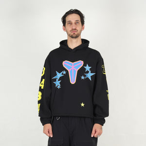 Kobe Pullover Hoodie ASW - Black/Sonic Yellow