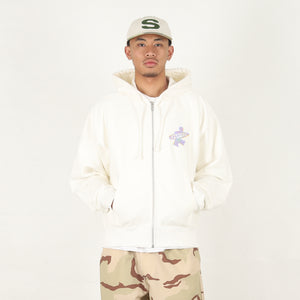 Dot Surf Zip Hood - Off White