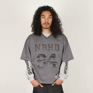 Mesh Hockey SS Shirt - Grey