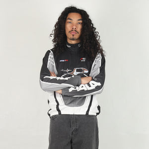 MORE THAN A CYCLING ZIP JACKET  - BLACK / SILVER