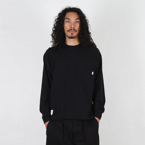 AII LS Cotton Pullover - Black