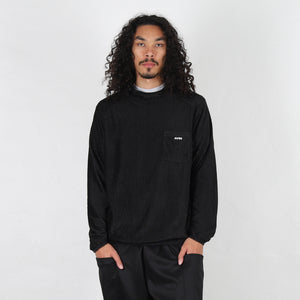 Reversible Poly Tricot Hoody - Black