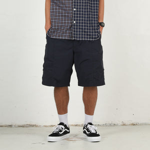 Nylon Tussah Shorts - Navy