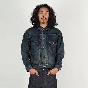 Washed Denim Type-2 Jacket - Indigo