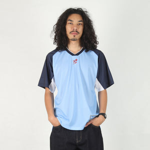 Paneled Training Shirt - Light Blue