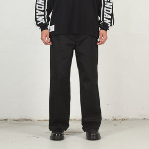 Clasp Duck Webbing Trousers - Black