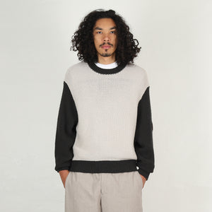 Coloured Cotton Knit - Grey