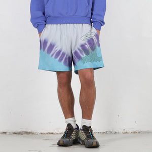 Old Frog Logo Shorts - Tie Dye