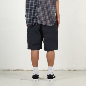 Nylon Tussah Shorts - Navy