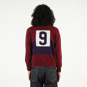 Game Over Knit Polo - Red/Purple