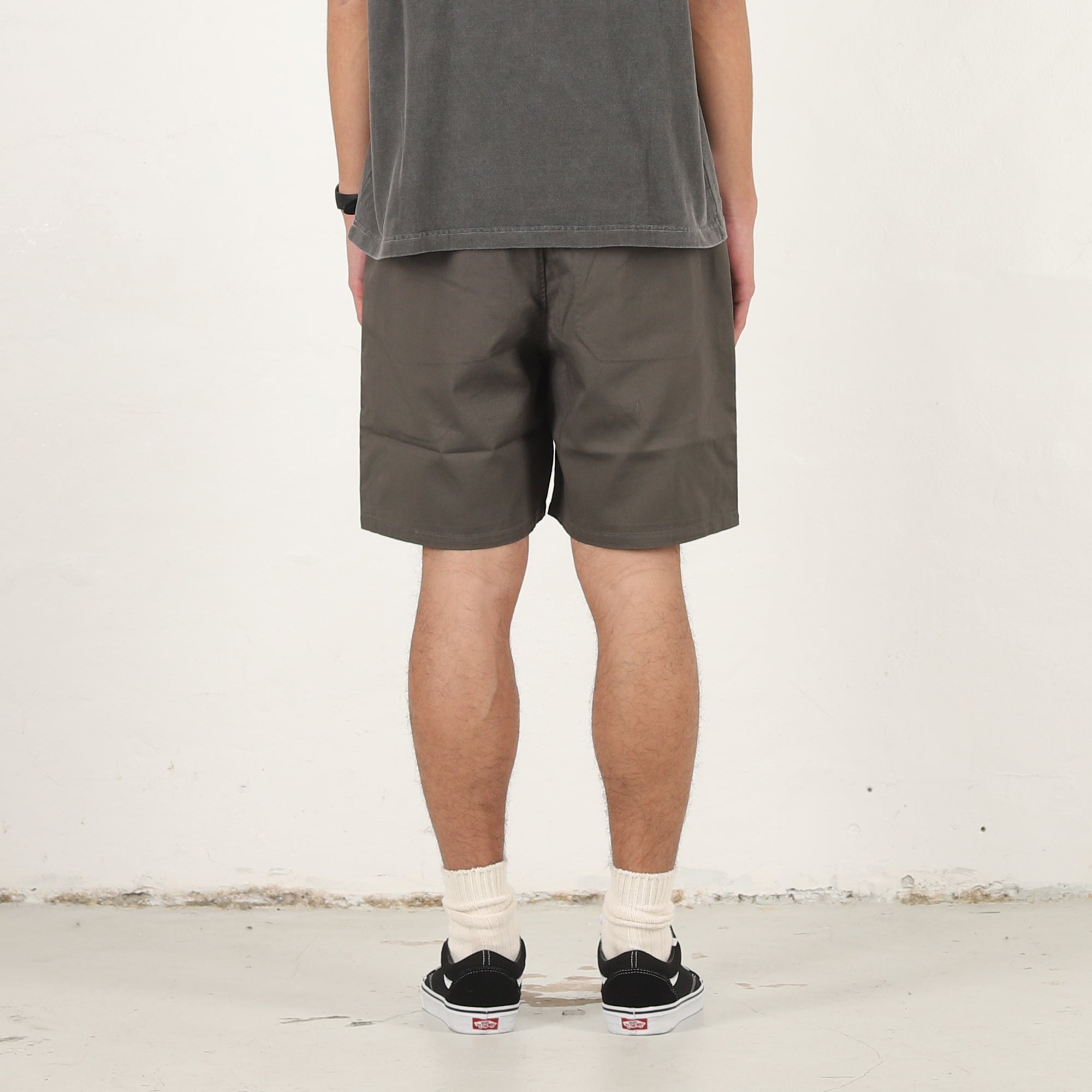 Clasp Twill Webbing Shorts - Charcoal – Supply Store