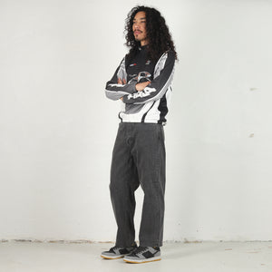 MORE THAN A CYCLING ZIP JACKET  - BLACK / SILVER