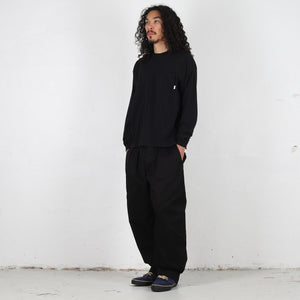 AII LS Cotton Pullover - Black