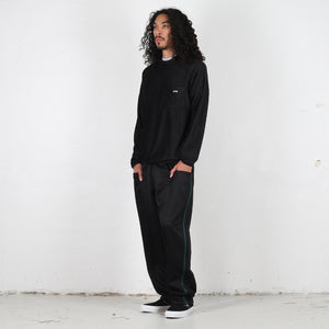 Reversible Poly Tricot Hoody - Black