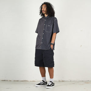 Nylon Tussah Shorts - Navy