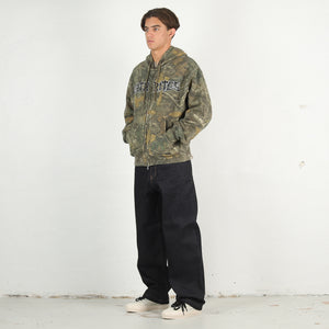 Script Zip Hooded Sweater - Tree Camo
