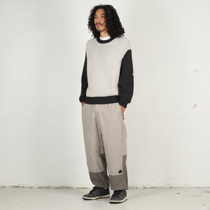 Coloured Cotton Knit - Grey