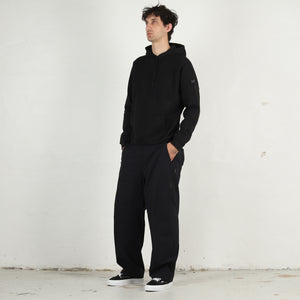 Emblem Fleece Hoody - Black