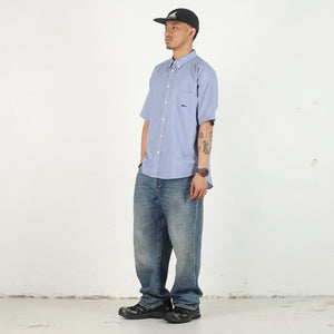 Kennedy's Plaid SS Shirt - Navy