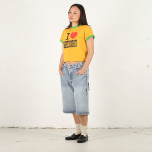 Hearts Girls T-Shirt - Yellow