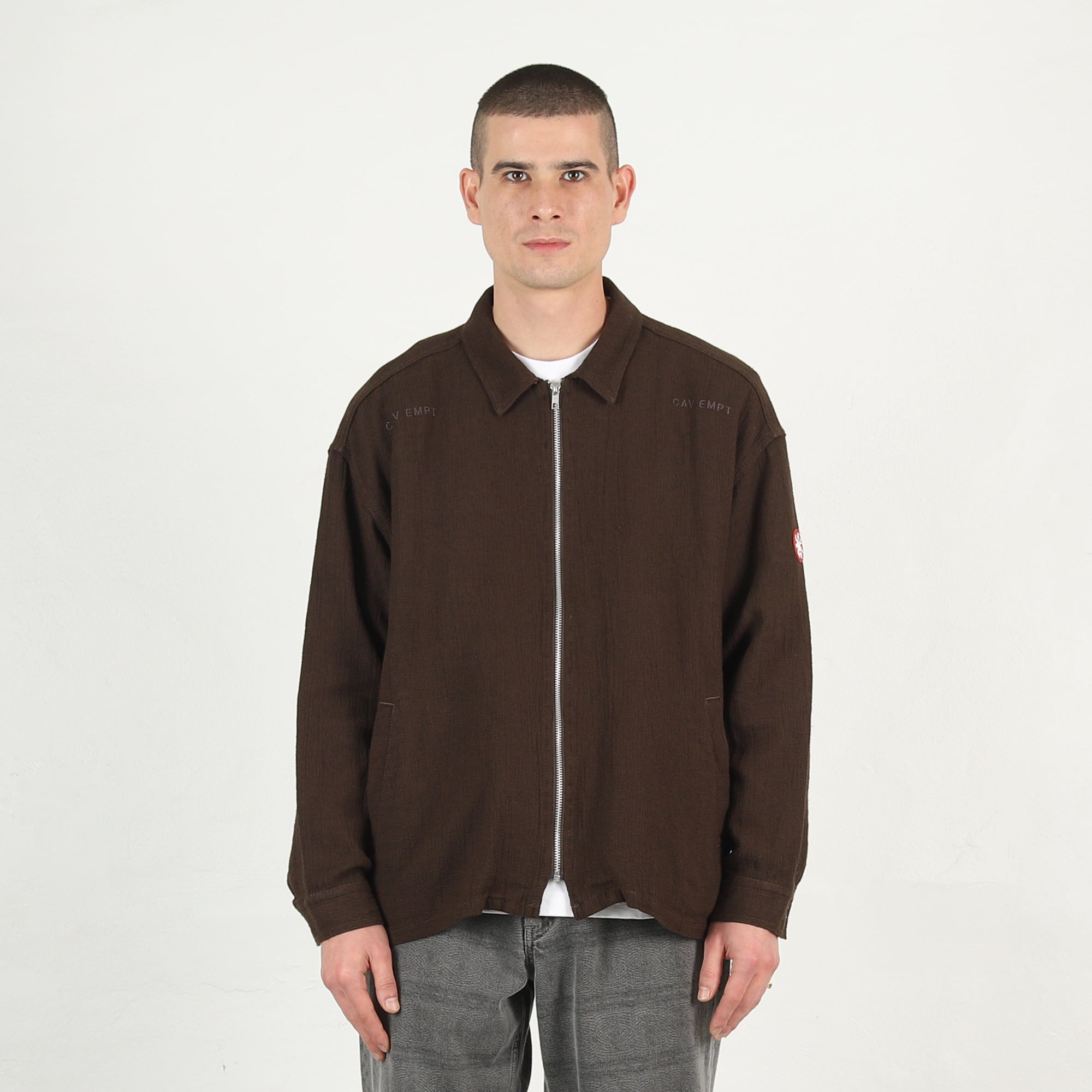 Welt Pockets Zip Shirt Jacket - Charcoal – Supply Store