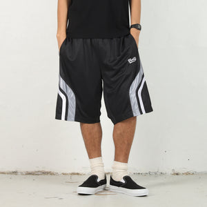 Piped Mesh Short - Black