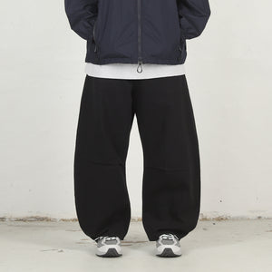 Denim Garment Washed Pants - Black