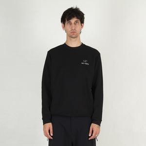 Emblem Fleece Crew - Black