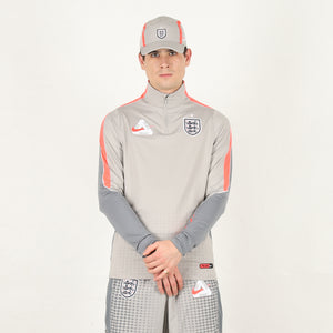 Nike x England x Palace Strike Drill Top - Pewter Grey