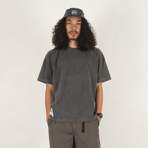 Cachalot SS Pigment Dye T-Shirt - Charcoal