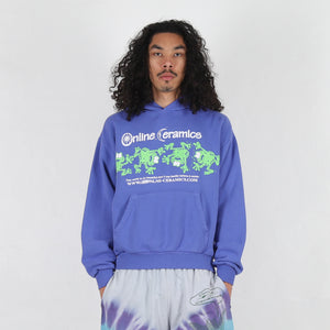Dancing Frogs Hoodie - Blue