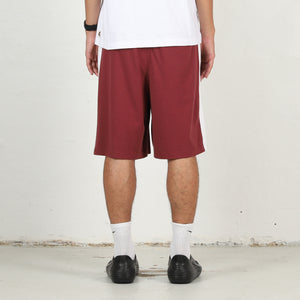Stripe Jersey Short - Burgundy