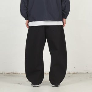 Denim Garment Washed Pants - Black