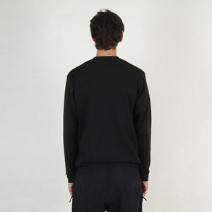 Emblem Fleece Crew - Black