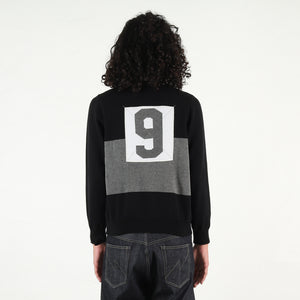 Game Over Knit Polo - Black/Grey