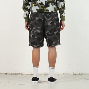 Color Camo Metal Ape Head Relaxed Fit - Black