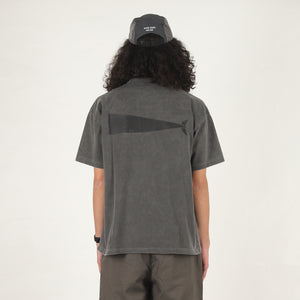 Cachalot SS Pigment Dye T-Shirt - Charcoal