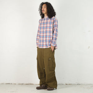 Beach Ombre Plaid Shirt - Blue
