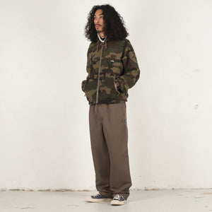 Layered Mesh Hooded Jacket - Woodland Camo